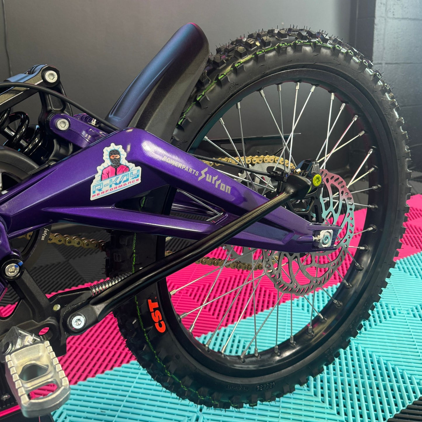 2025 8kw Sur-Ron Light Bee X 60v 40Ah In Purple And Green