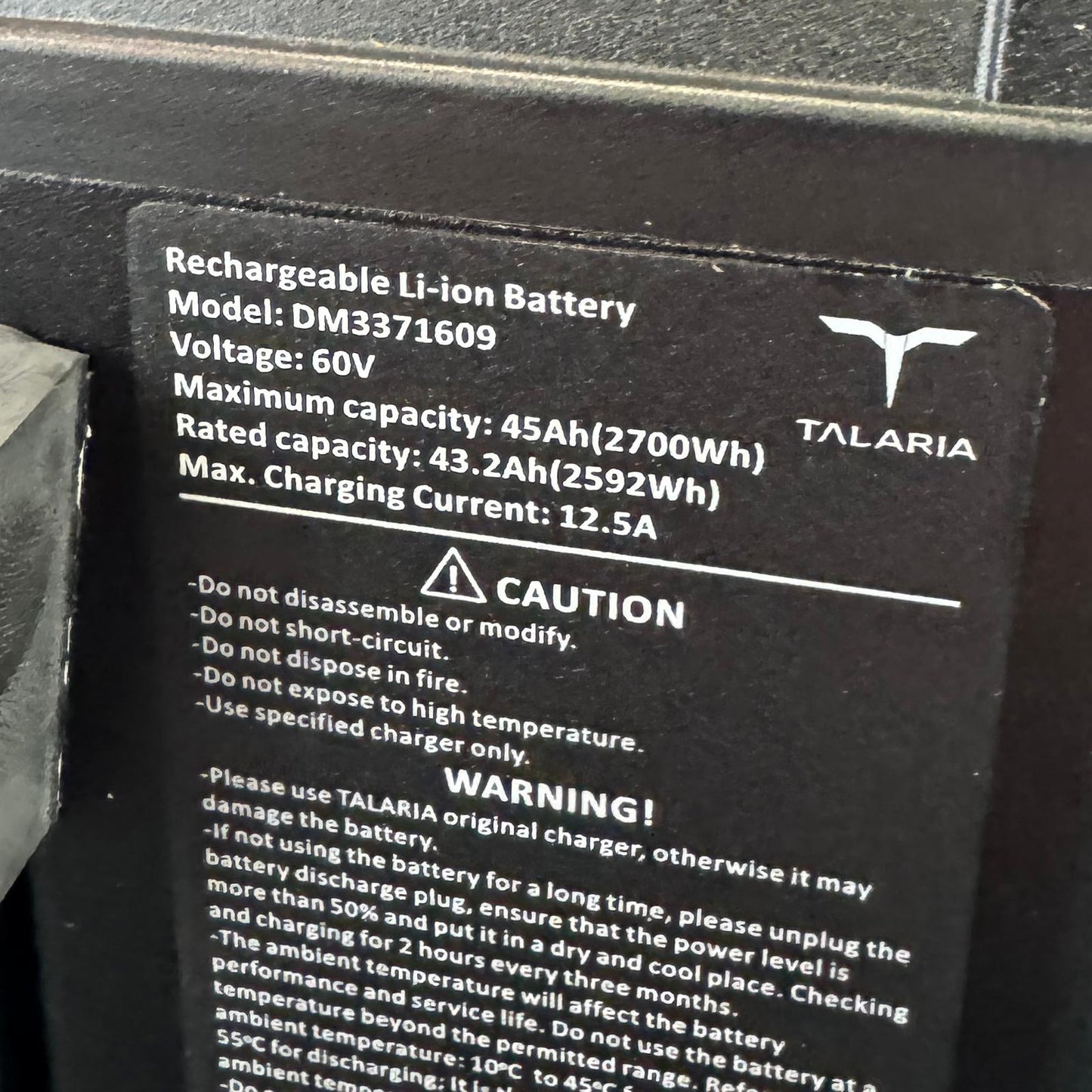 Talaria Sting R TL4000 in Red