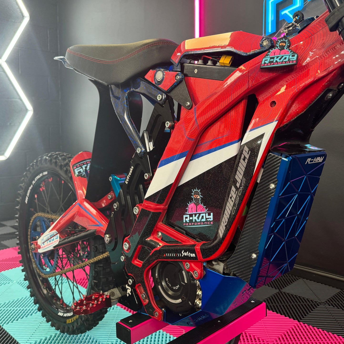 Fully Loaded 72v Sur-Ron Light Bee X - Red