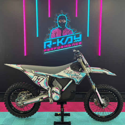 2024 Stark Varg Alpha MX In SnowWhite Cartoon Kit Edition