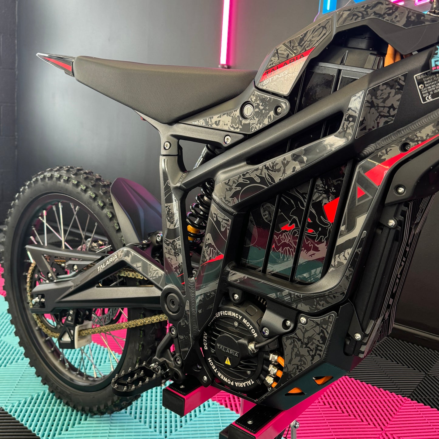 Brand New 2026 Talaria Sting R Pro Mx5 72V Red Decals