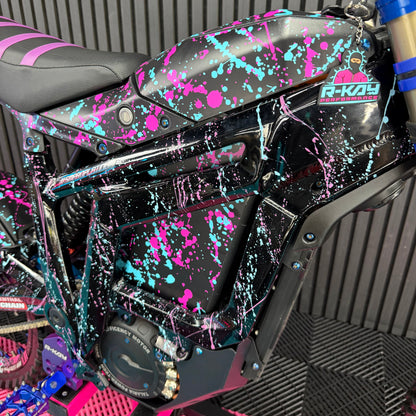 Upgraded Talaria Sting R Paint Splatter Edition