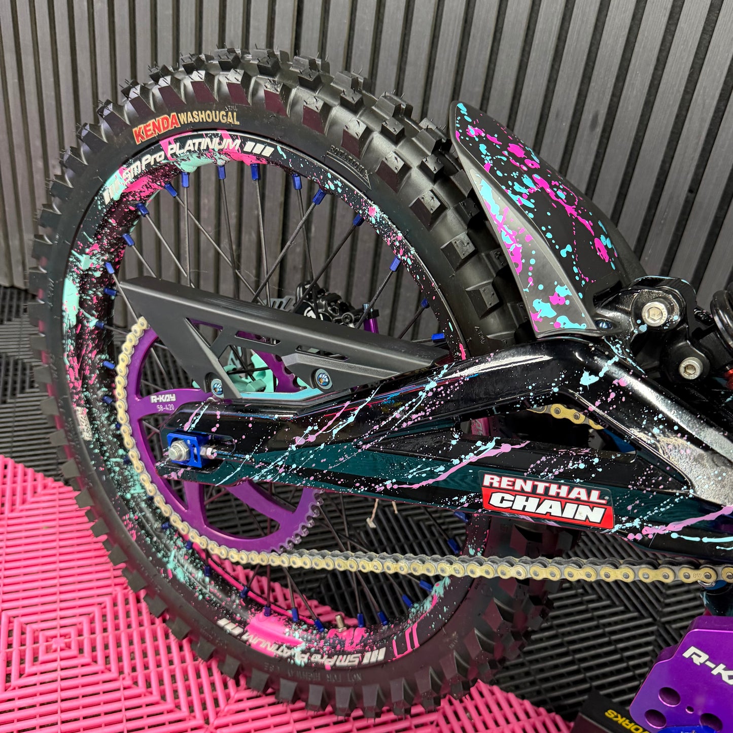 Upgraded Talaria Sting R Paint Splatter Edition