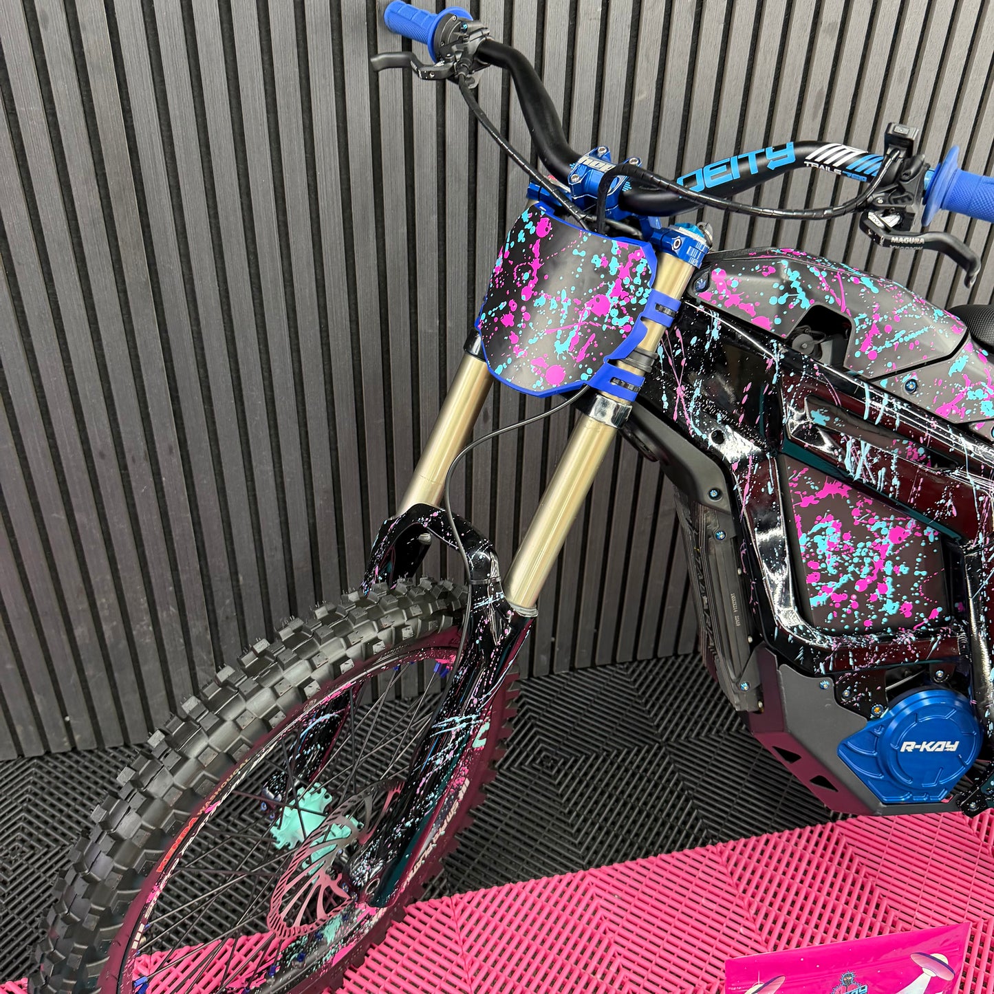 Upgraded Talaria Sting R Paint Splatter Edition