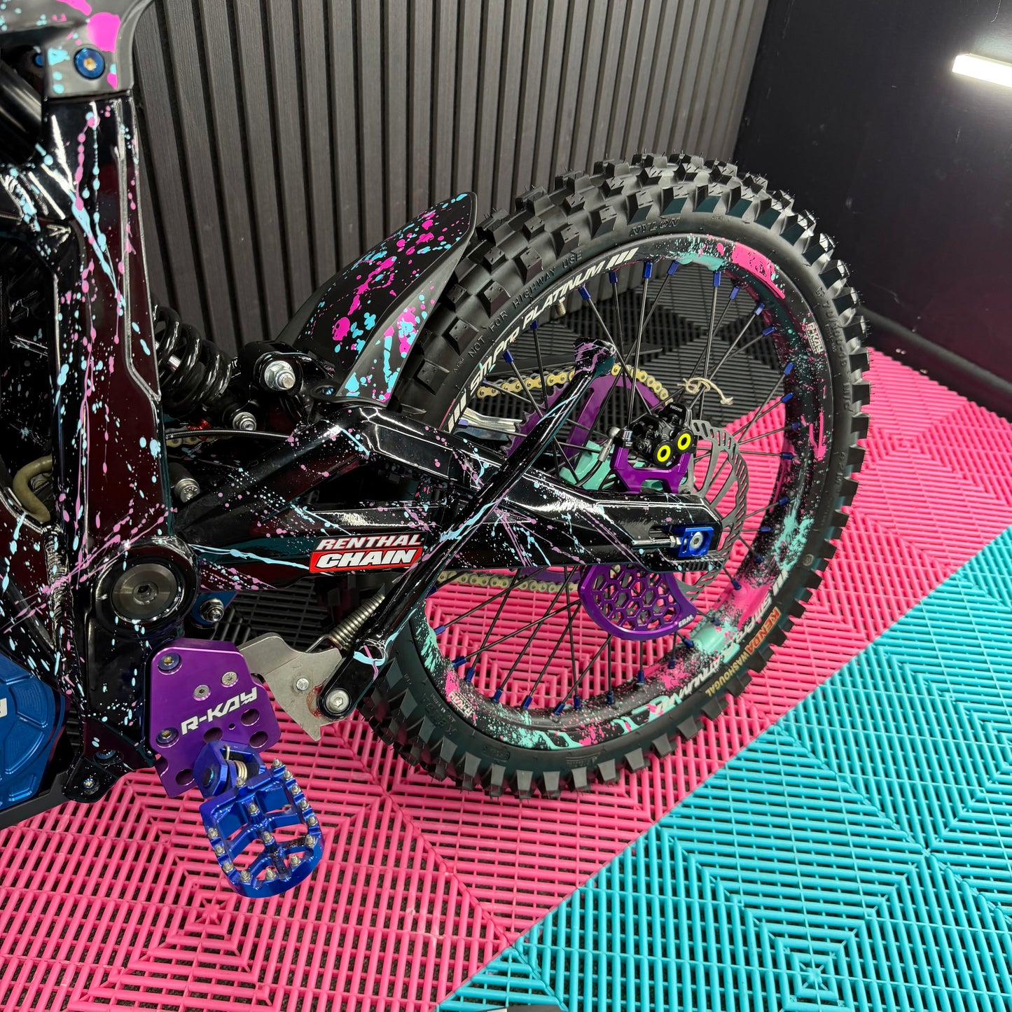 Upgraded Talaria Sting R Paint Splatter Edition