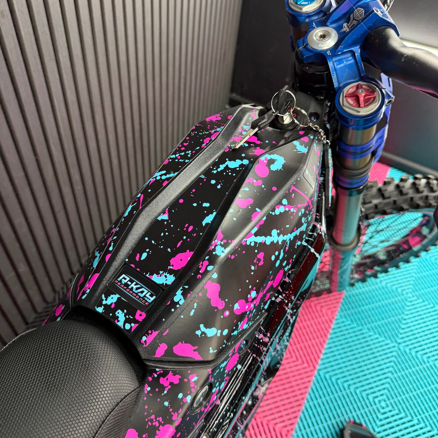 Upgraded Talaria Sting R Paint Splatter Edition