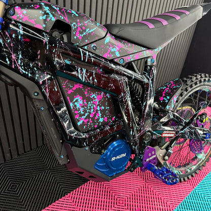 Upgraded Talaria Sting R Paint Splatter Edition